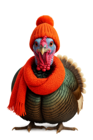 Quirky Turkey Mascot